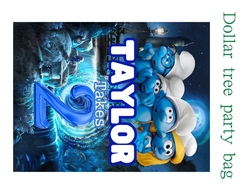 Smurfs Party Favor Bundle