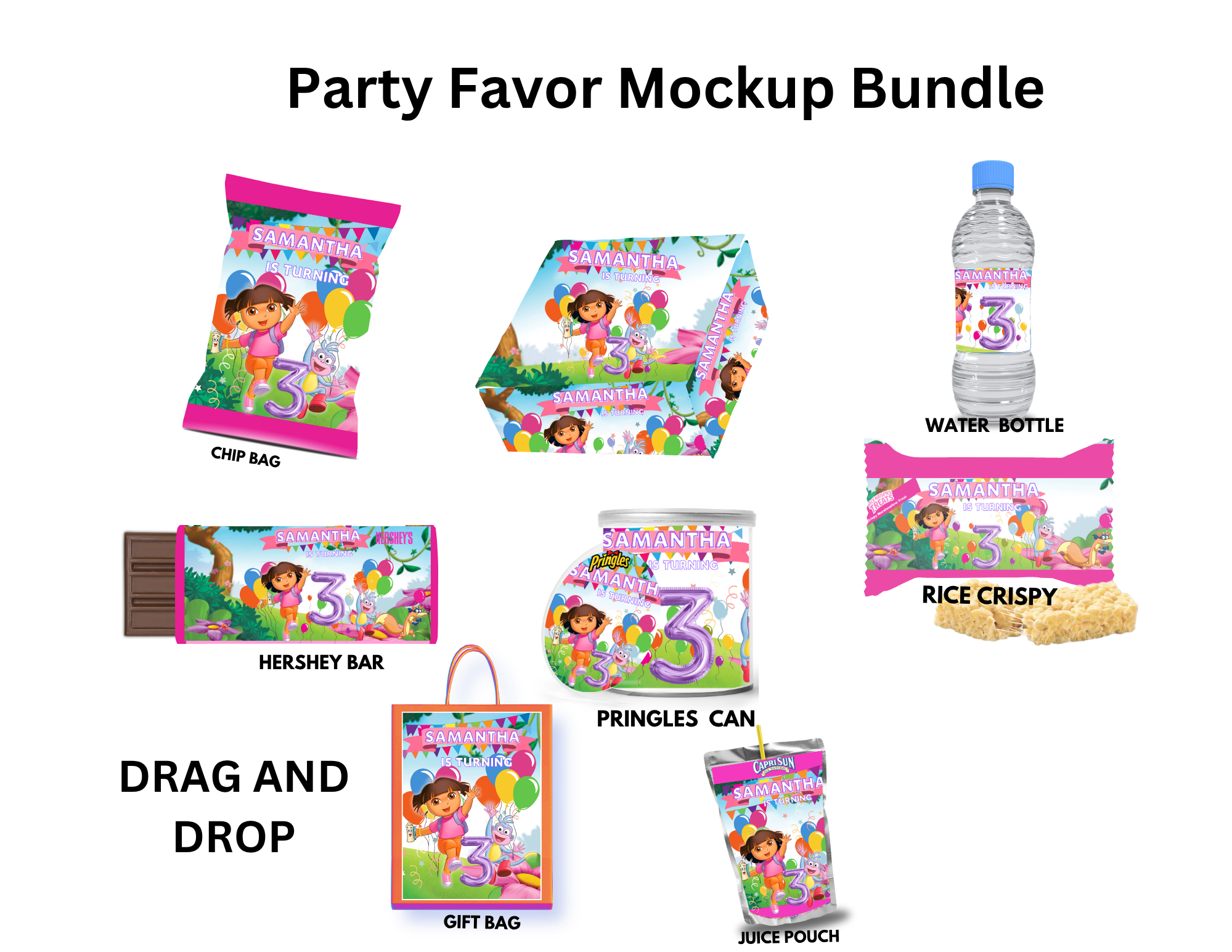 Dora Party Favor Bundle