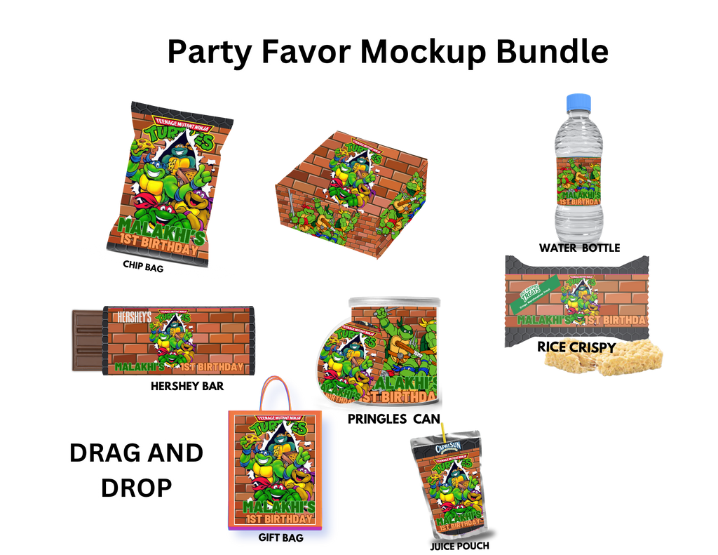 Teenage Mutant Ninja Turtles Party Favor Bundle