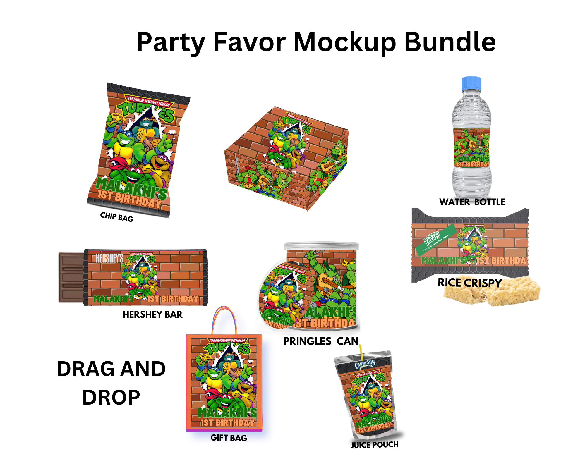 Teenage Mutant Ninja Turtles Party Favor Bundle