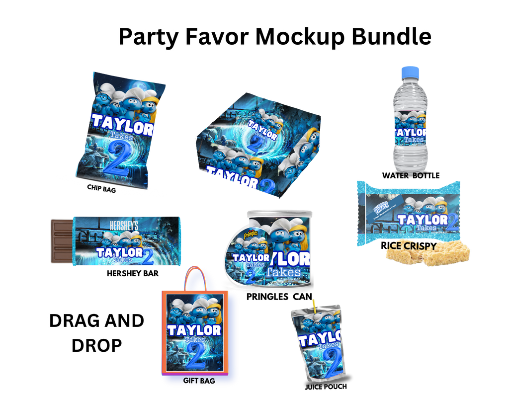 Smurfs Party Favor Bundle
