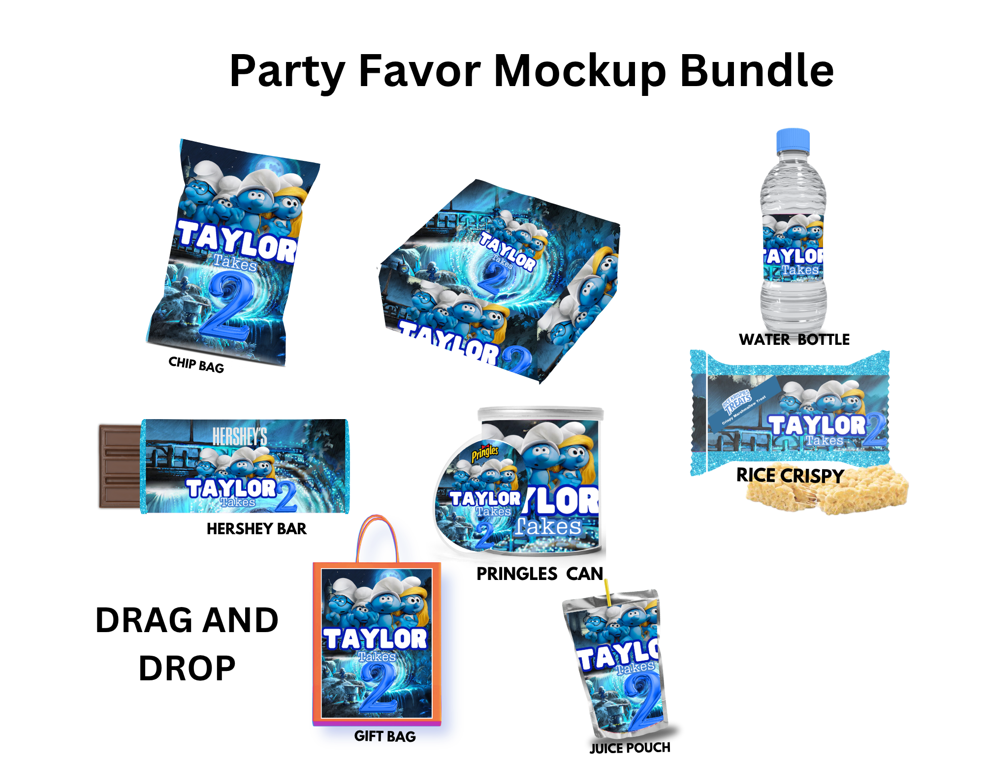 Smurfs Party Favor Bundle