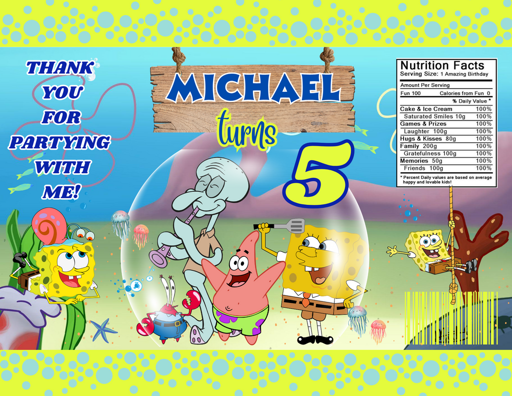 SpongeBob SquarePants Party Favor Bundle
