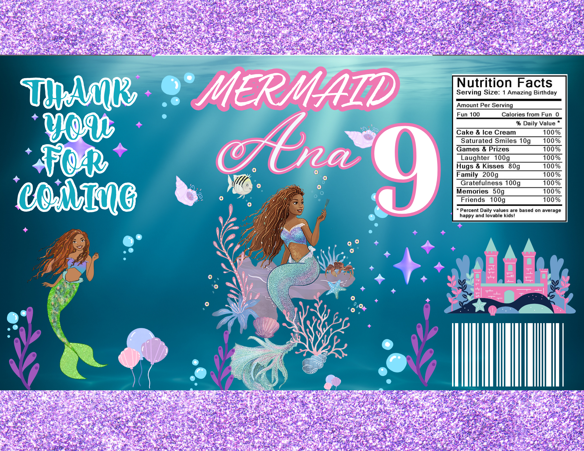 Little Mermaid Party Favor Bundle