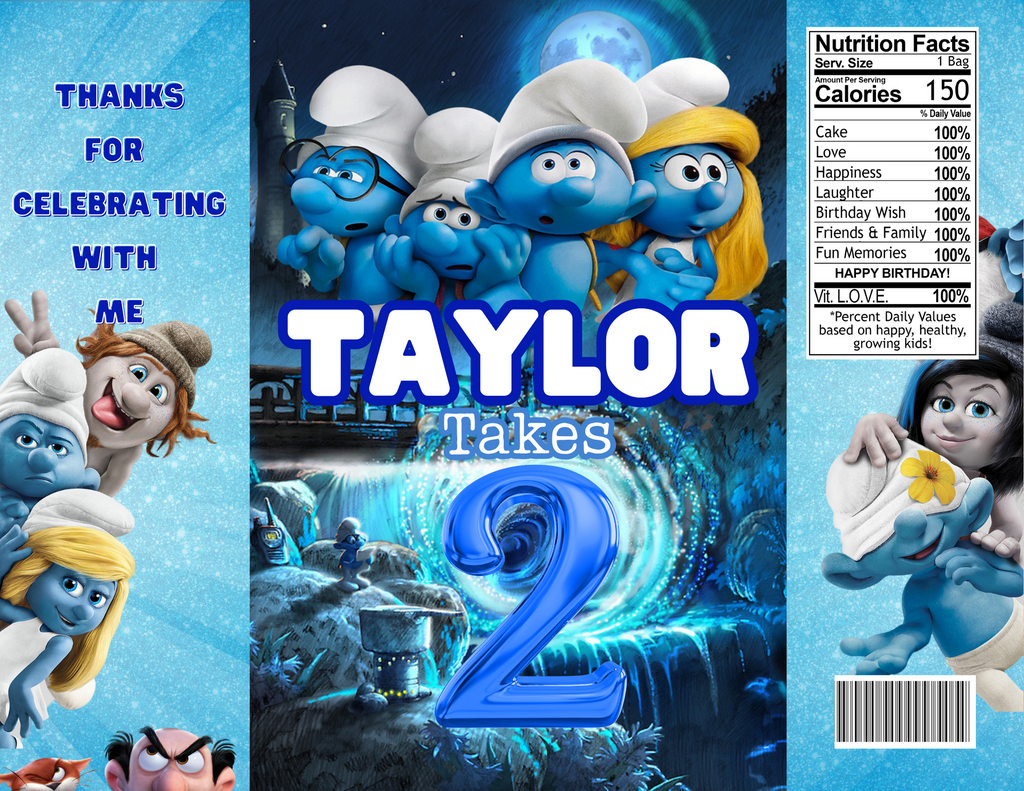 Smurfs Party Favor Bundle