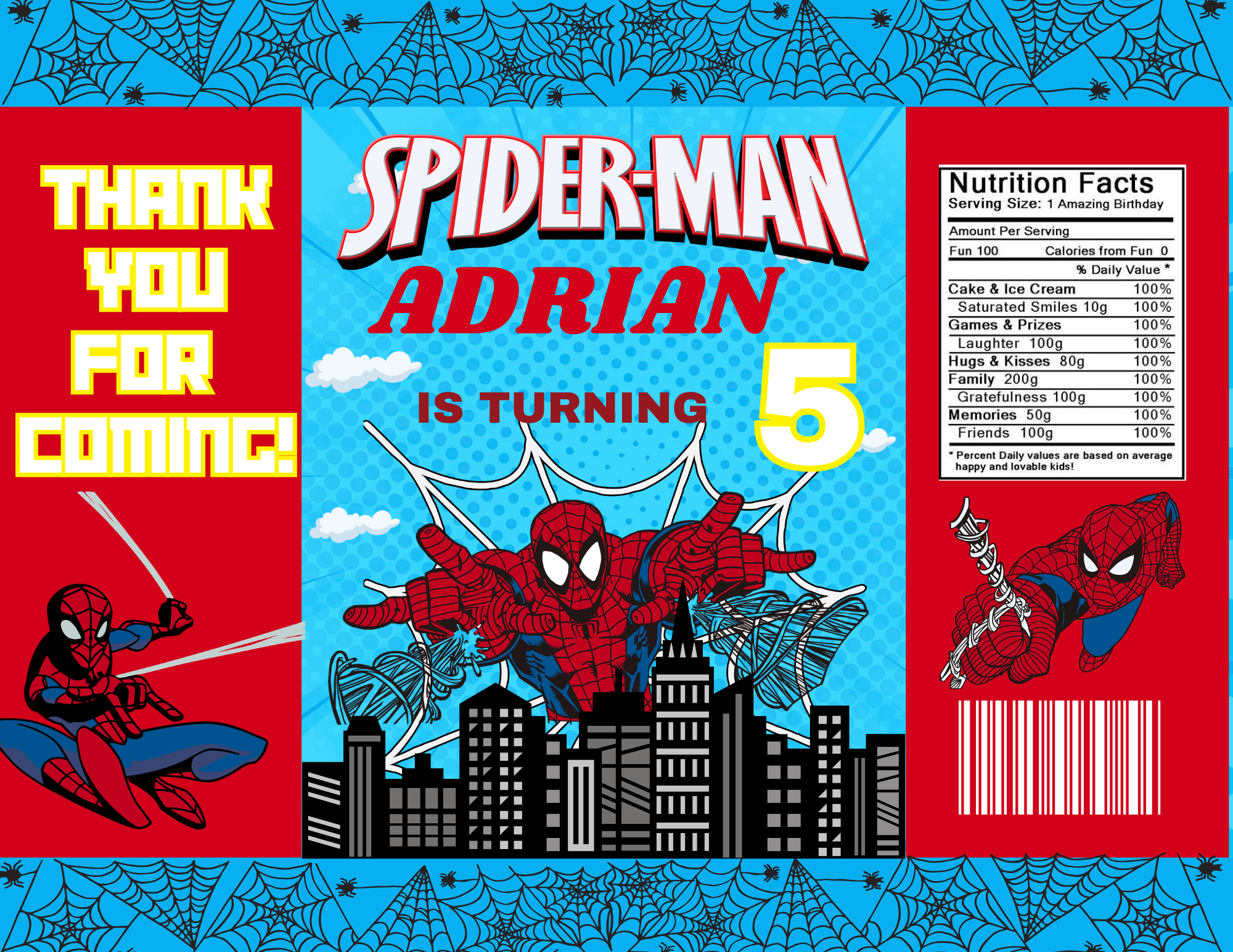 Spider-Man Party Favor Bundle