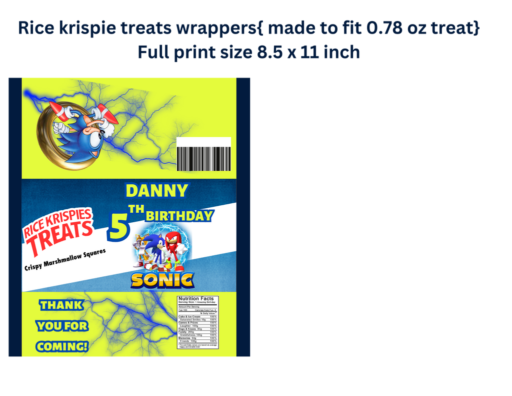 Sonic Party Favor Bundle