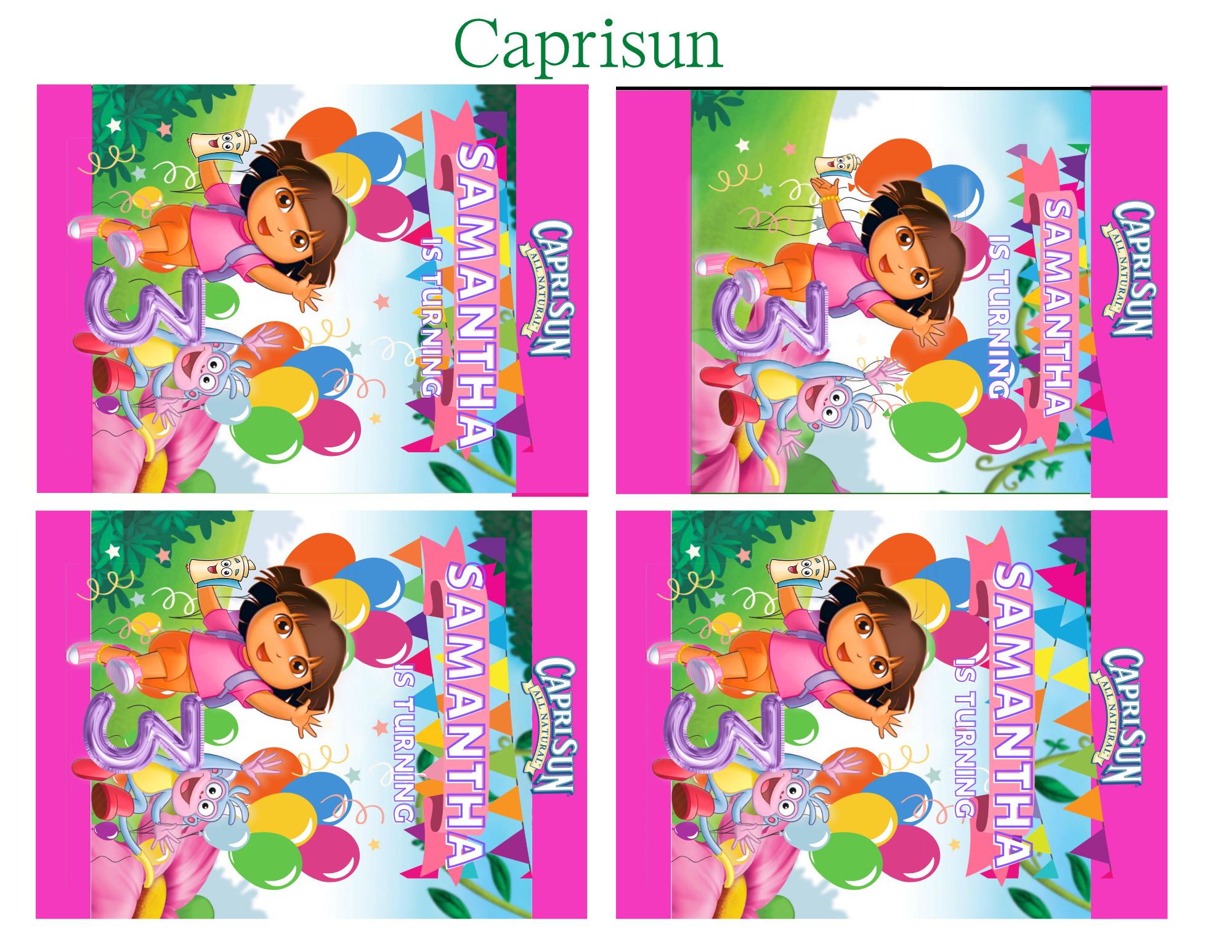 Dora Party Favor Bundle