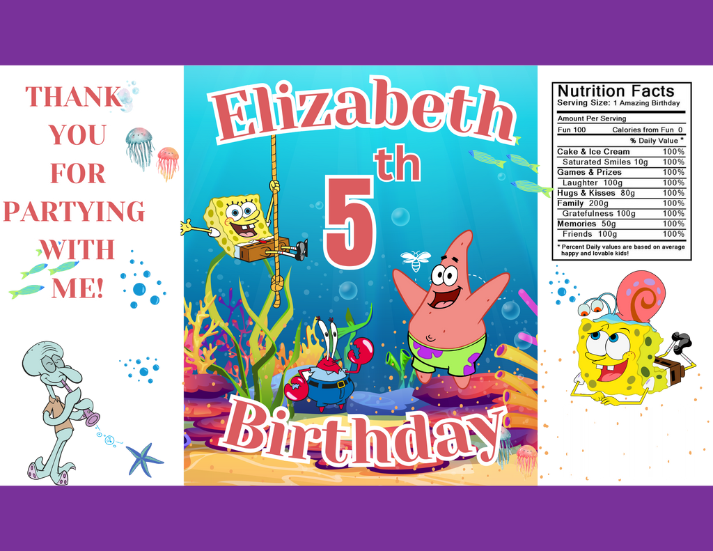 SpongeBob SquarePants Party Favor Bundle