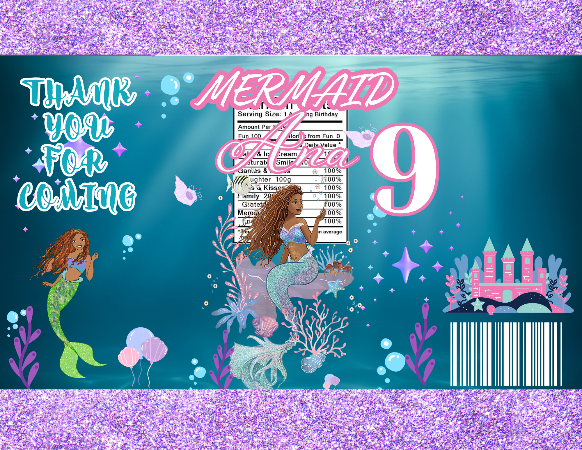 Little Mermaid Party Favor Bundle
