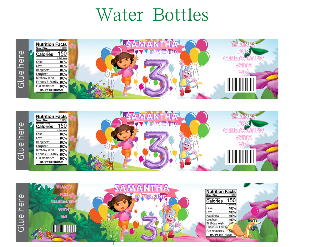 Dora Party Favor Bundle