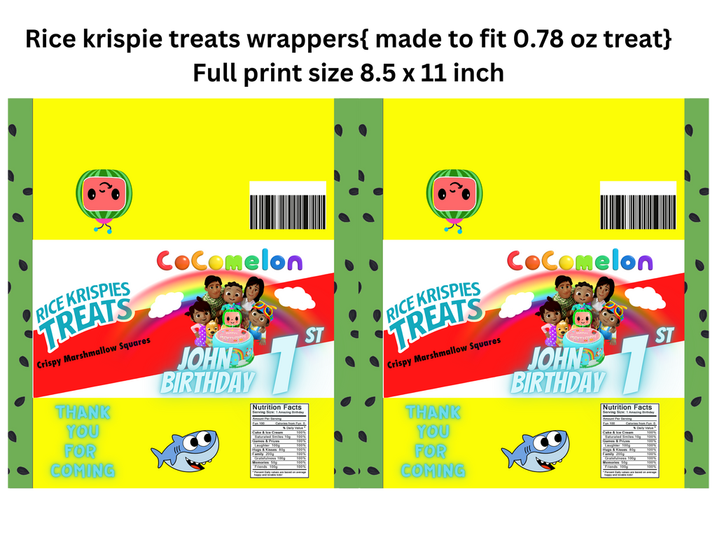 Cocomelon Party Favor Bundle