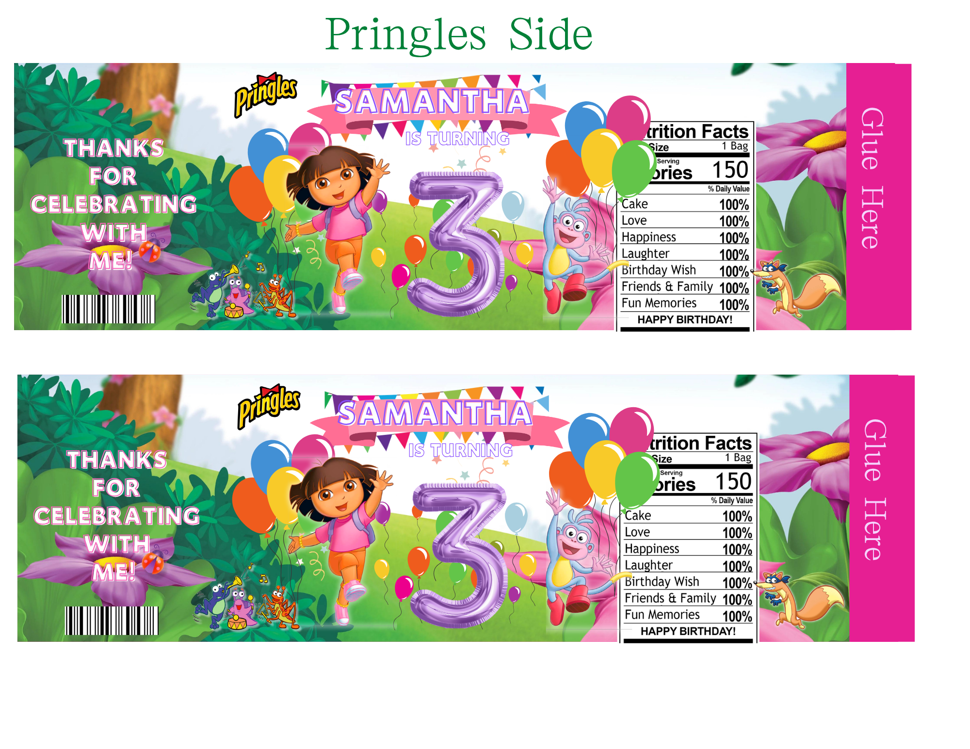 Dora Party Favor Bundle