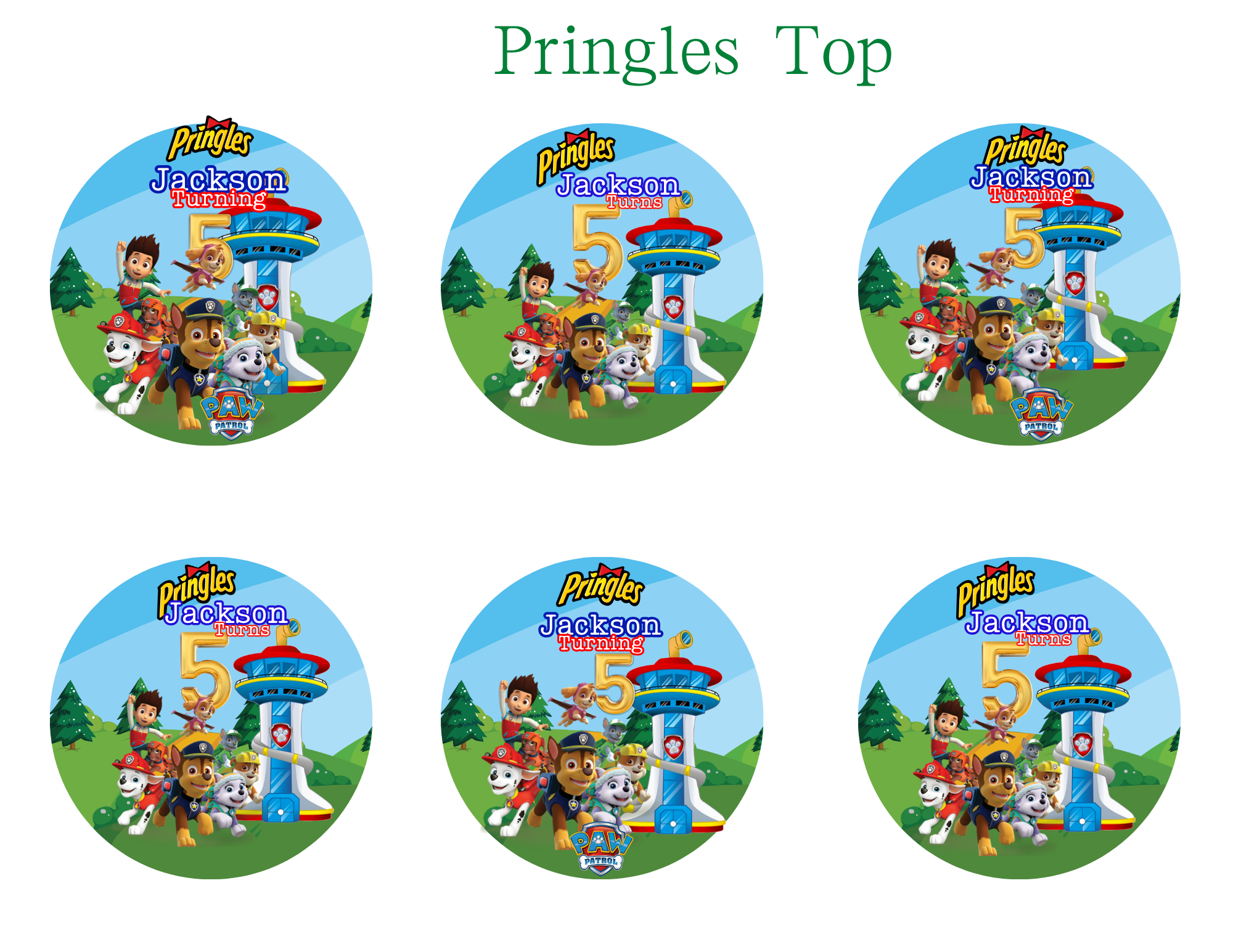 Paw Patrol Party Favor Bundle