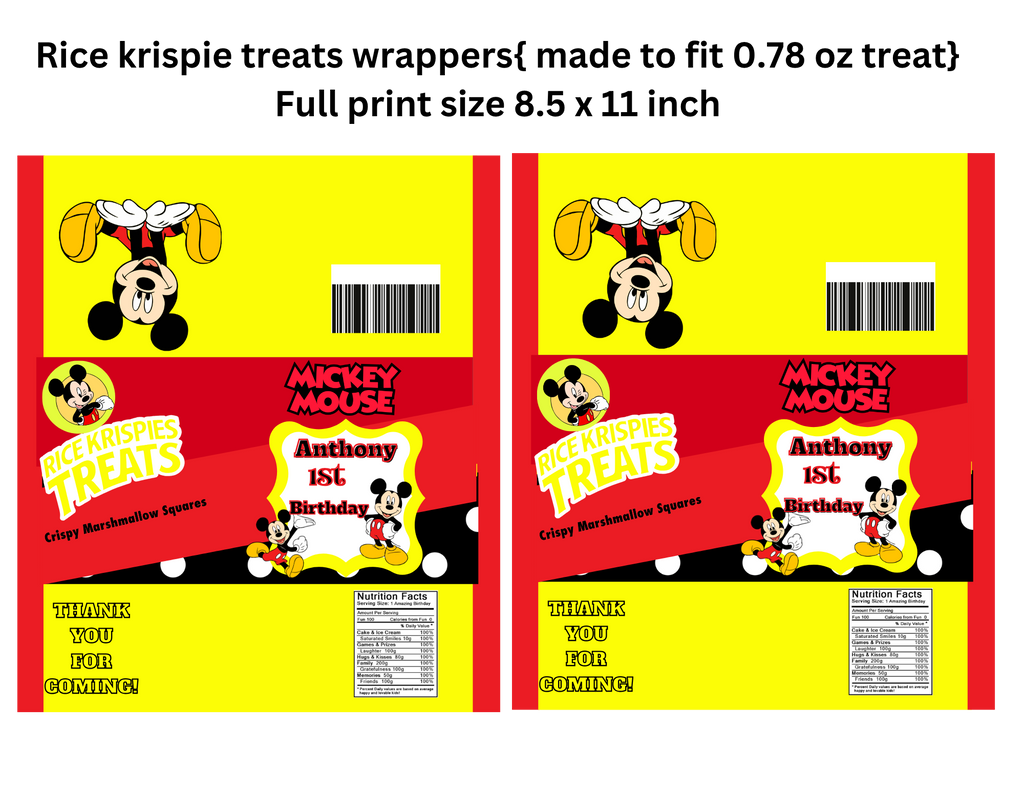 Mickey Mouse Party Favor Bundle