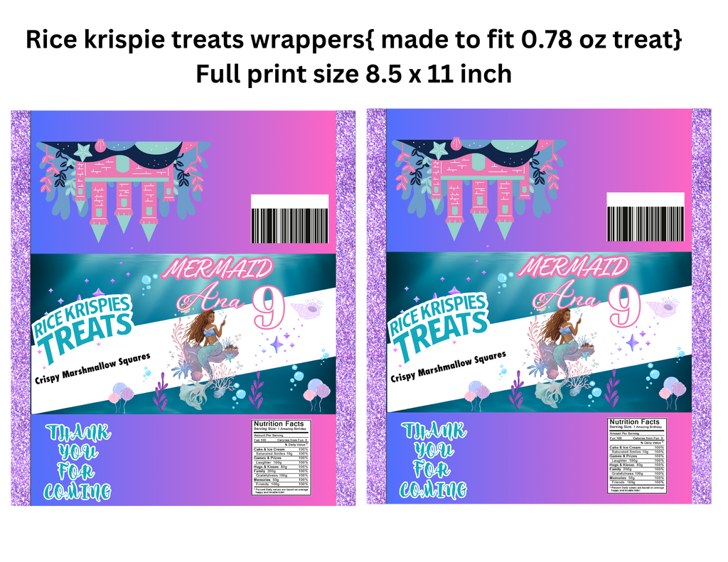 Little Mermaid Party Favor Bundle