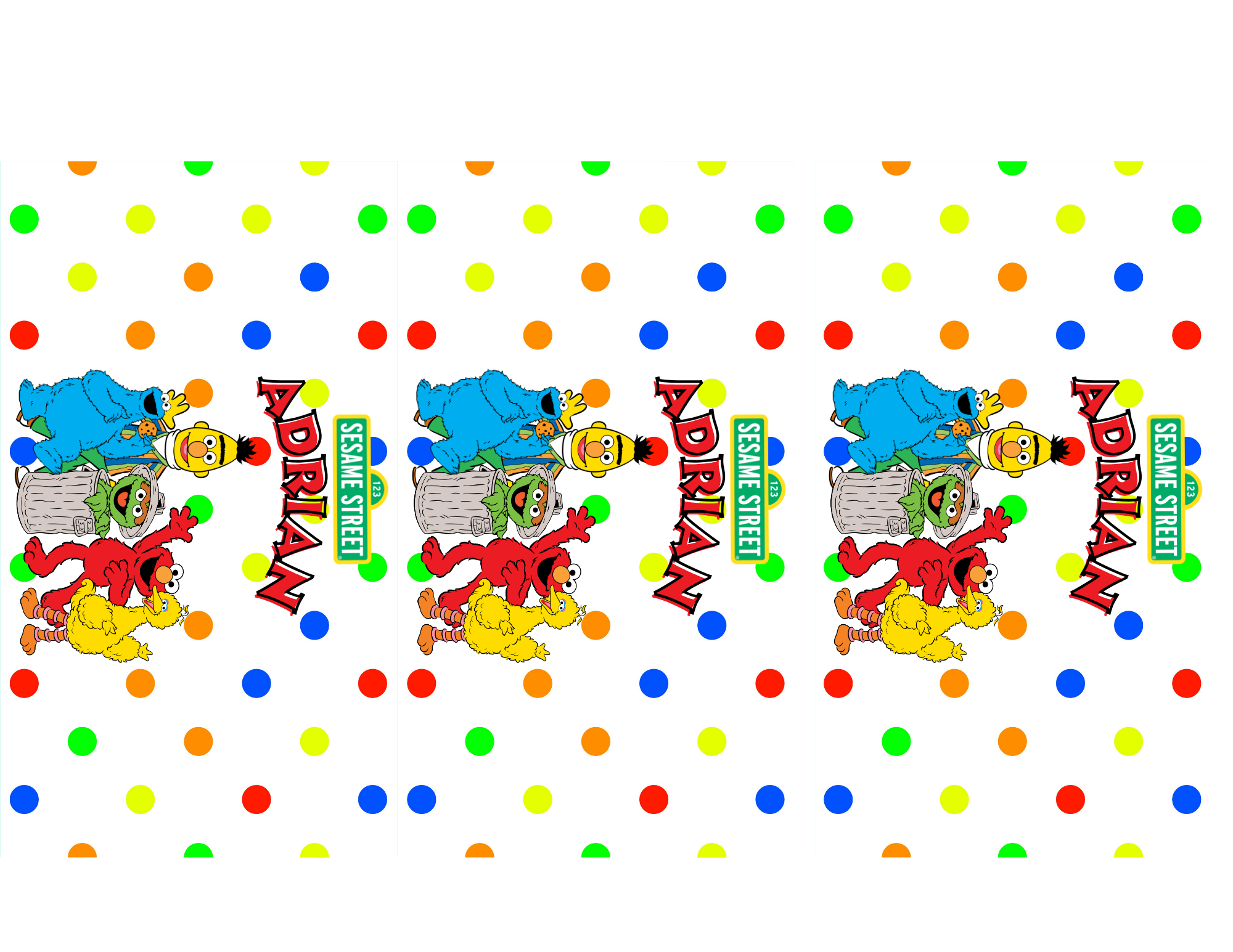 Sesame Street Party Favor Bundle