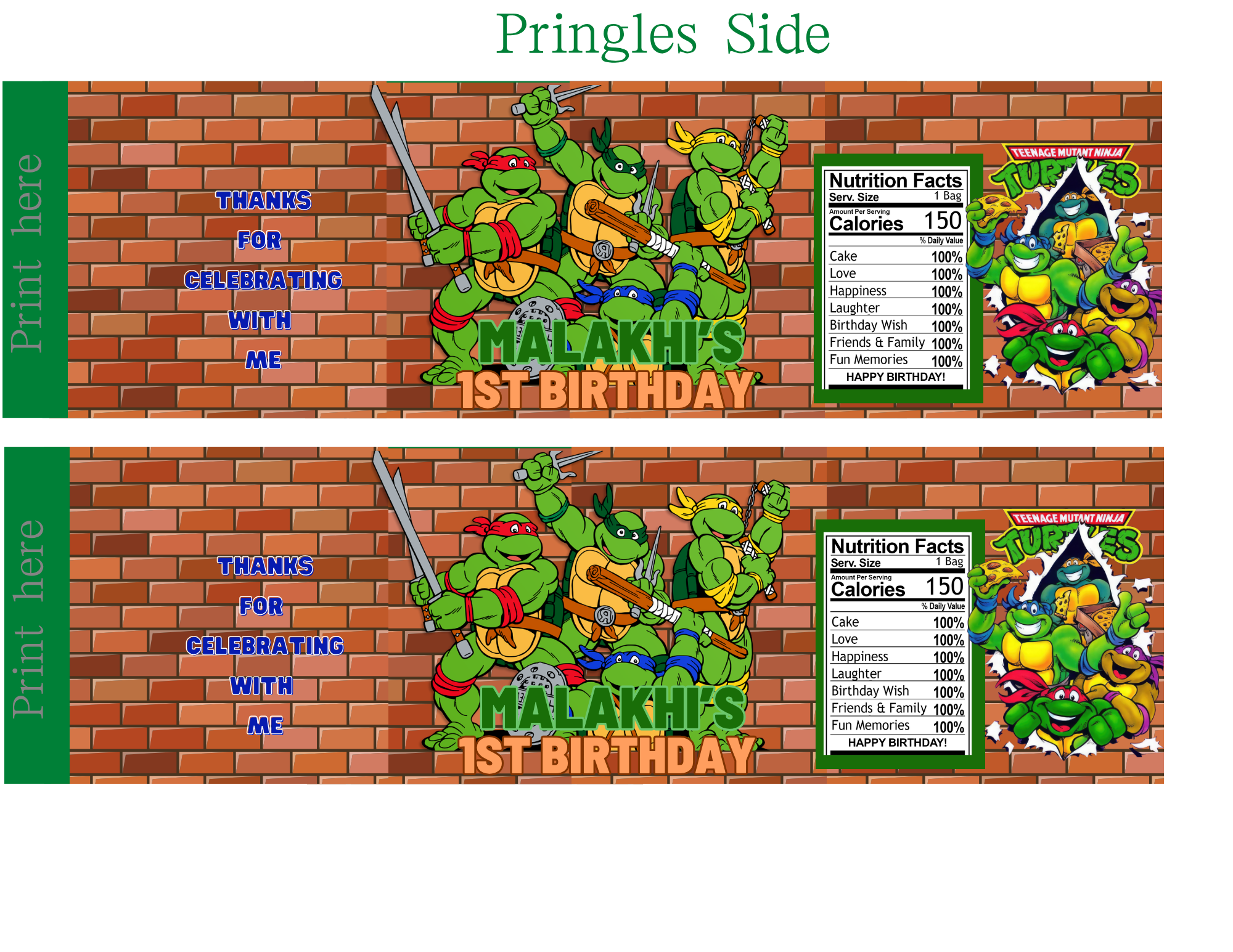 Teenage Mutant Ninja Turtles Party Favor Bundle