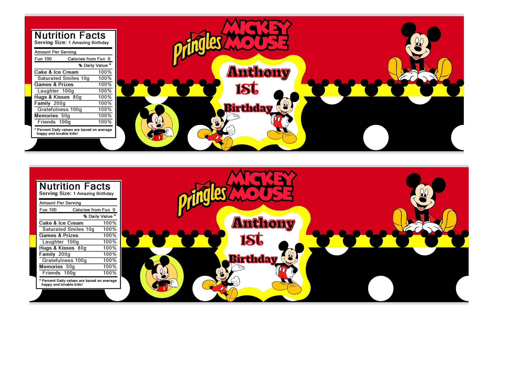 Mickey Mouse Party Favor Bundle