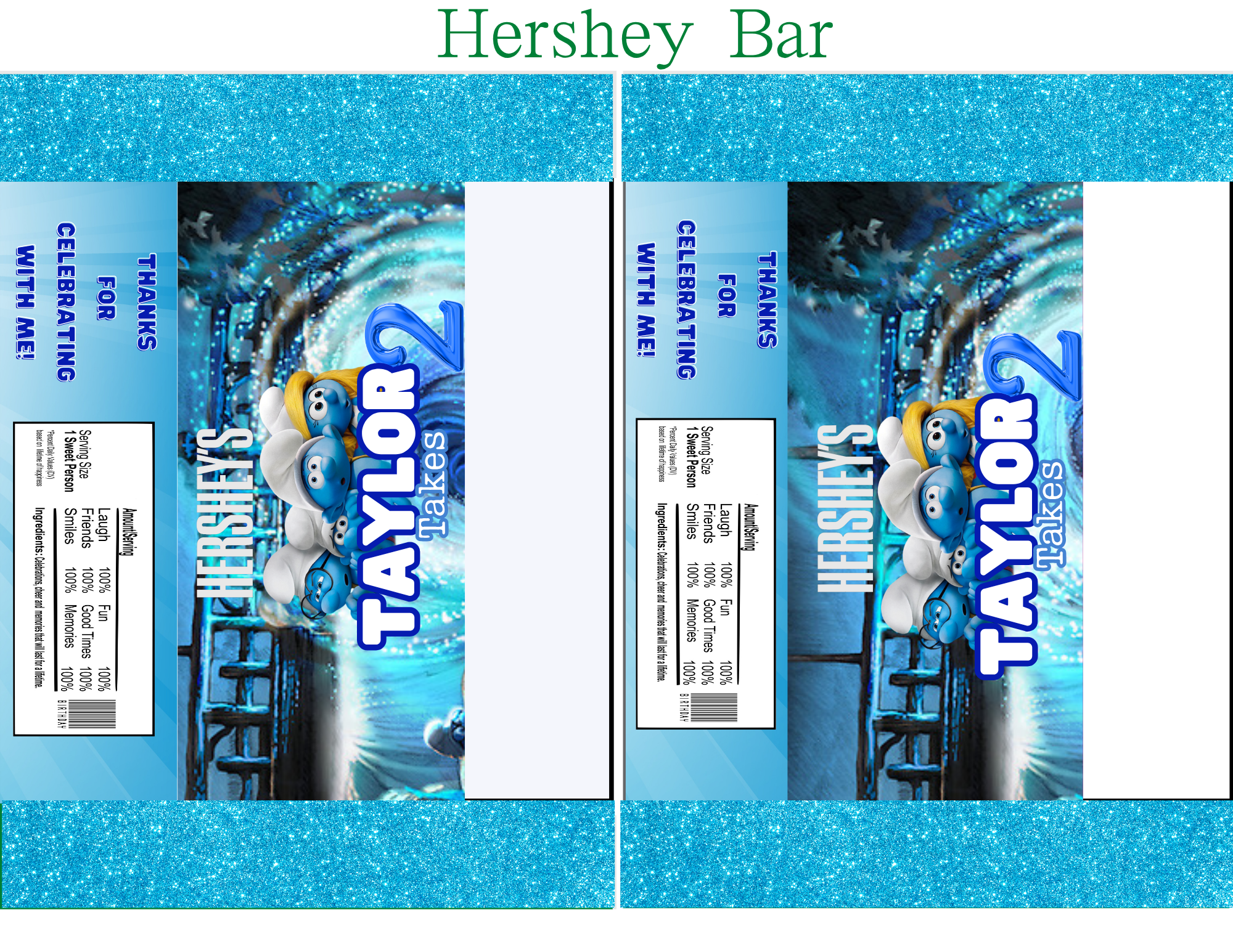 Smurfs Party Favor Bundle