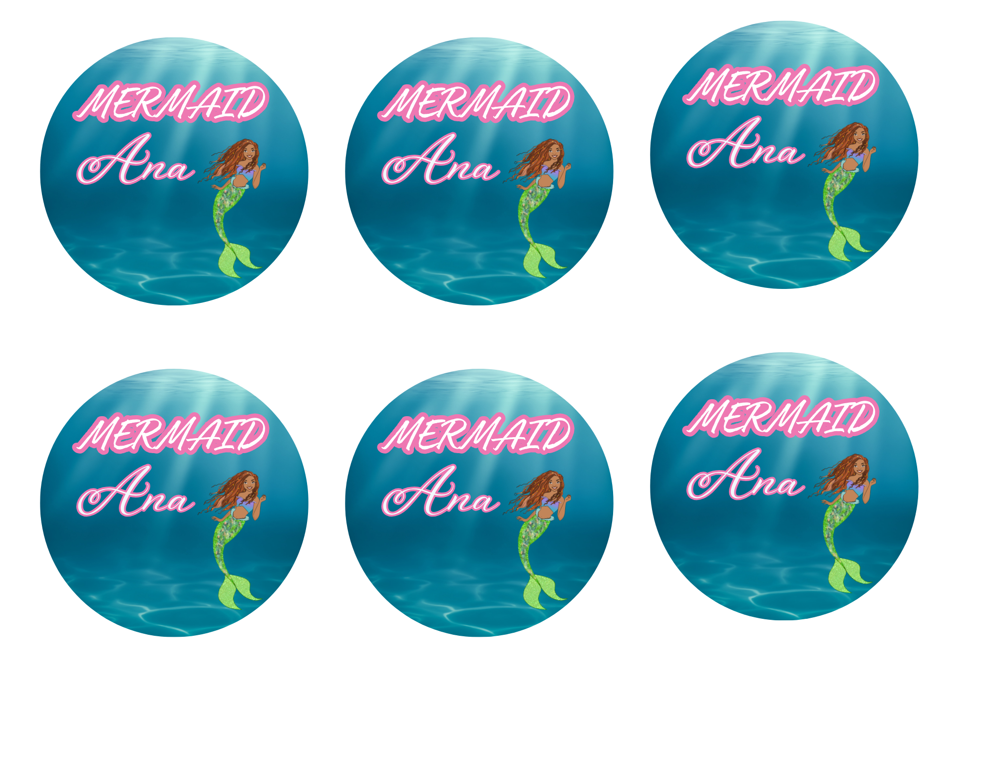Little Mermaid Party Favor Bundle