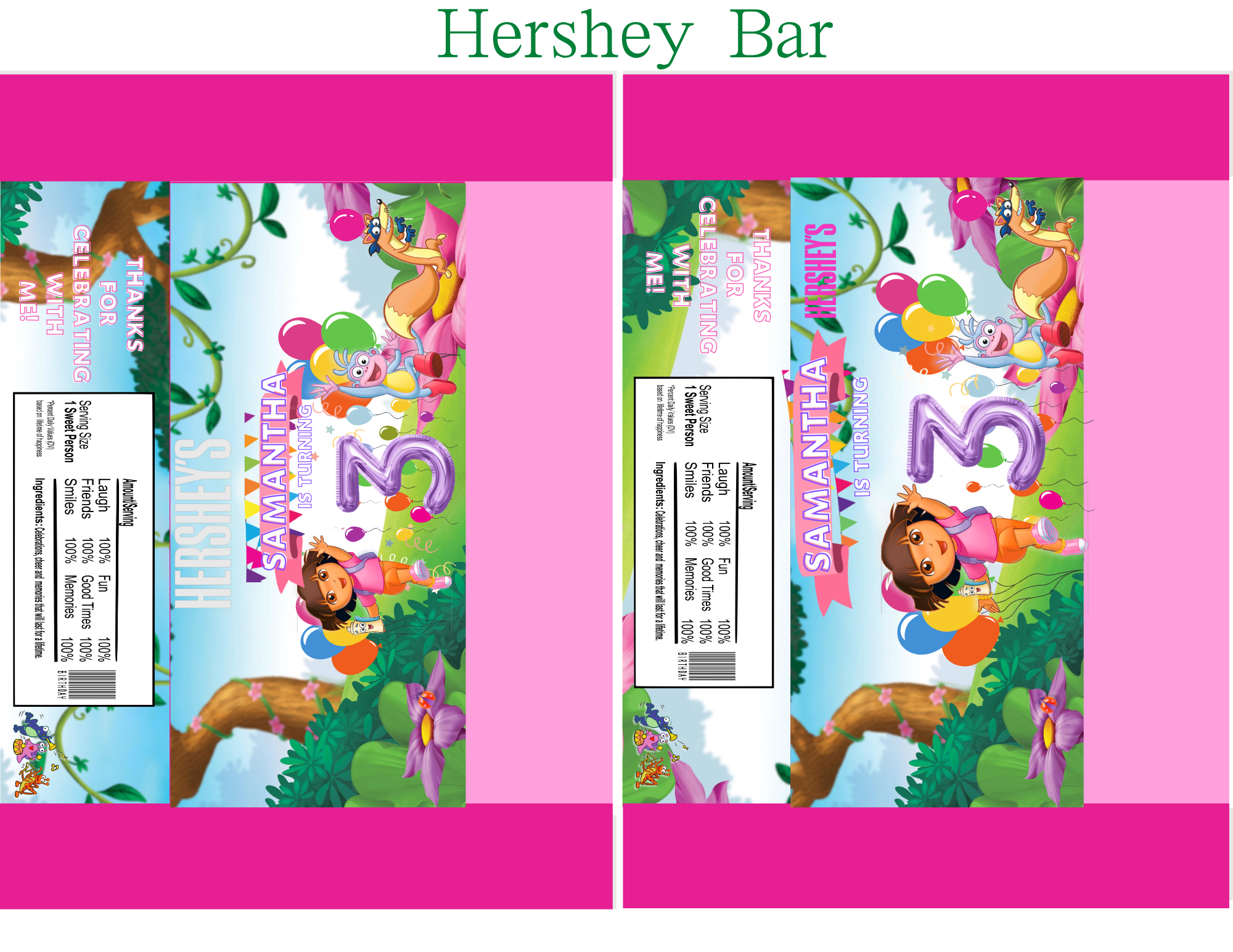 Dora Party Favor Bundle