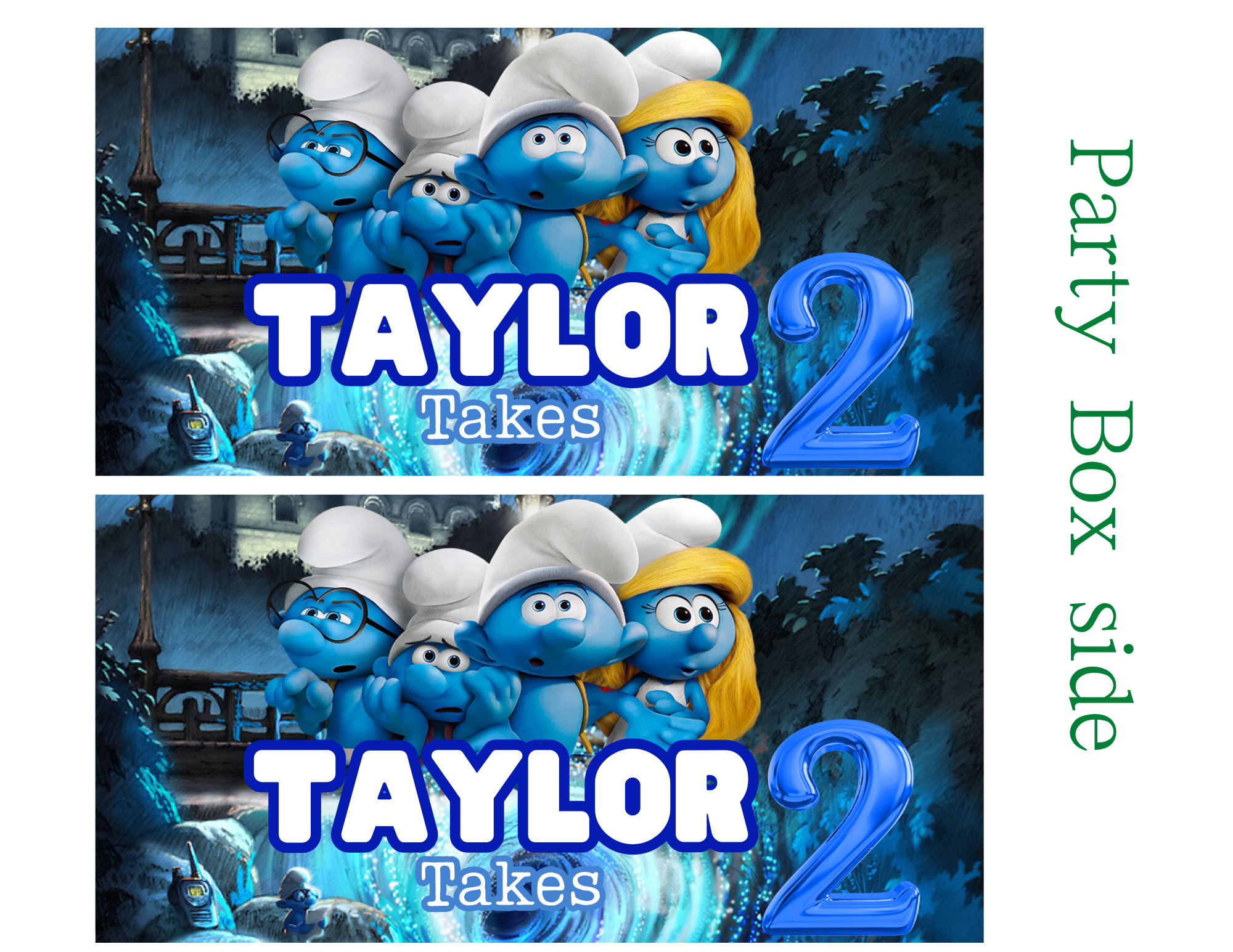 Smurfs Party Favor Bundle