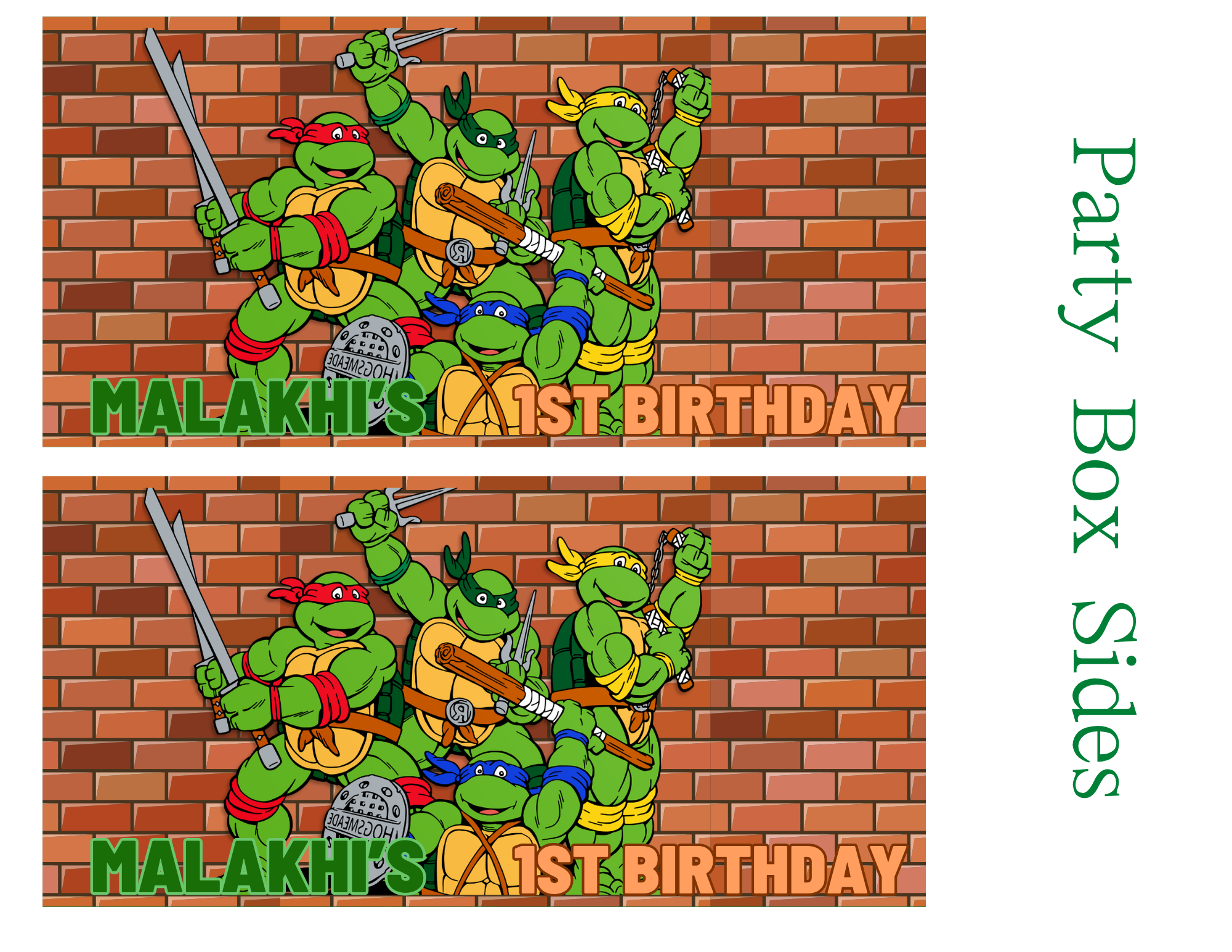 Teenage Mutant Ninja Turtles Party Favor Bundle
