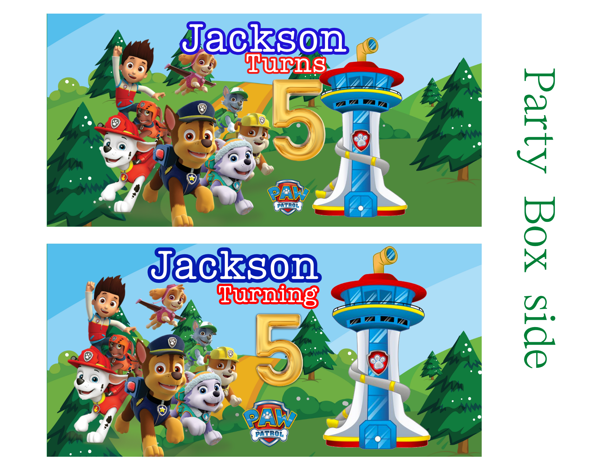 Paw Patrol Party Favor Bundle
