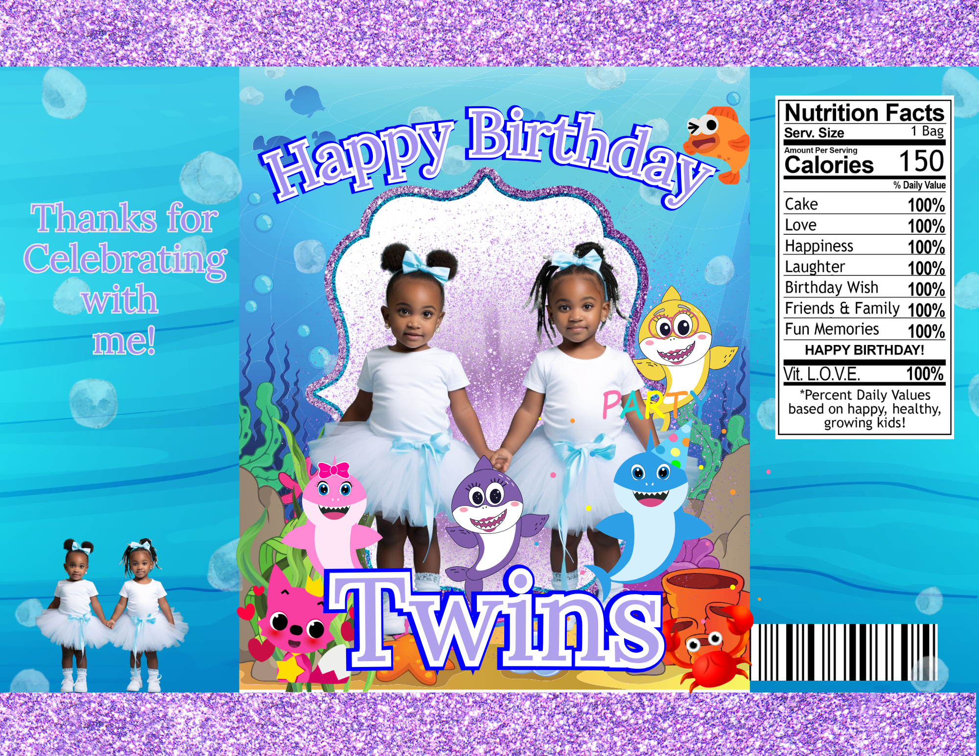 Baby Shark Party Favor Bundle
