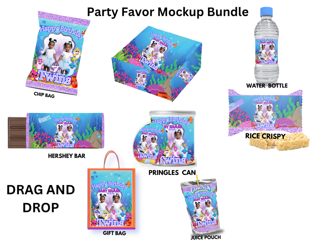 Baby Shark Party Favor Bundle