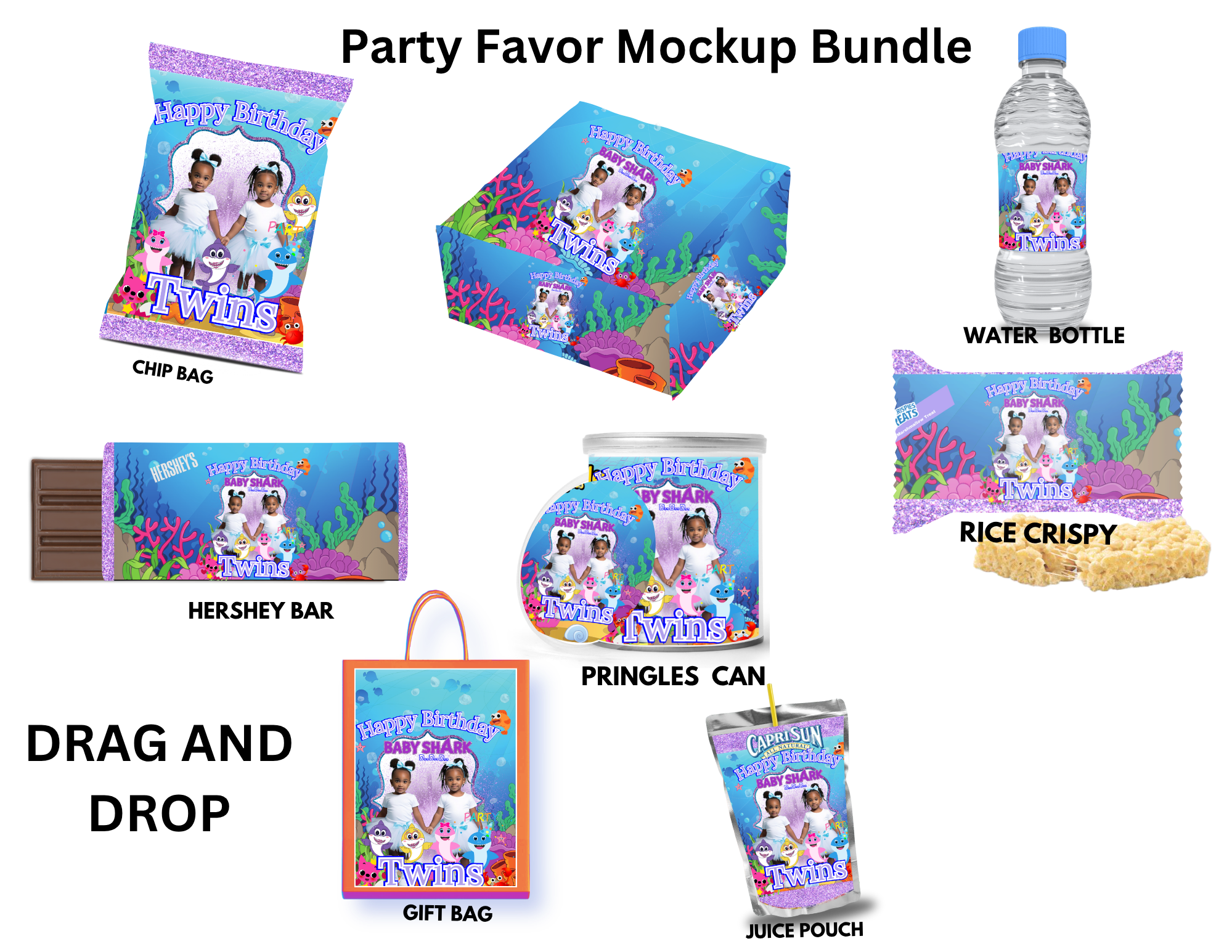 Baby Shark Party Favor Bundle
