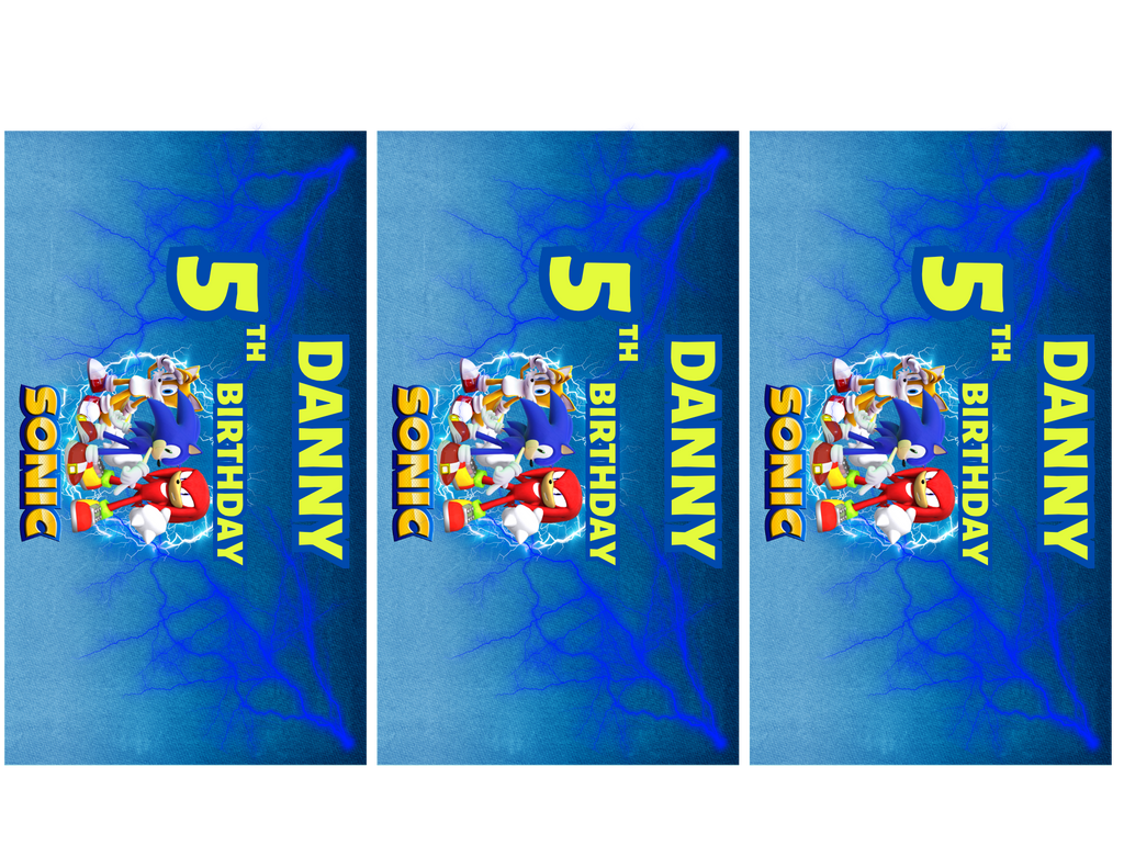 Sonic Party Favor Bundle
