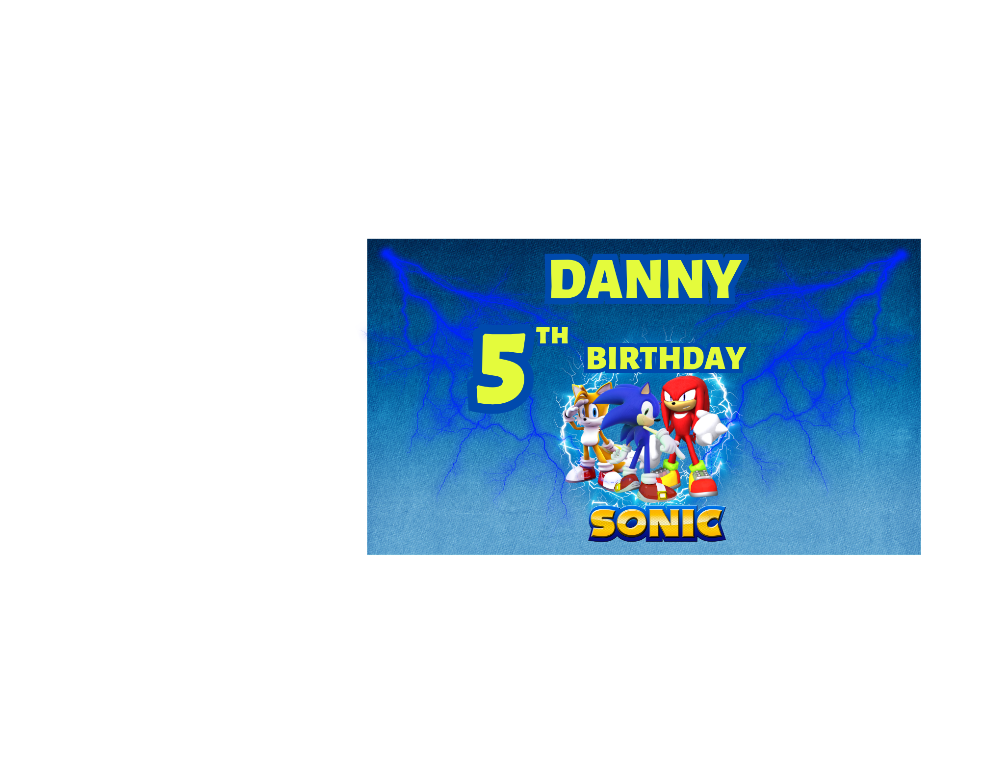 Sonic Party Favor Bundle