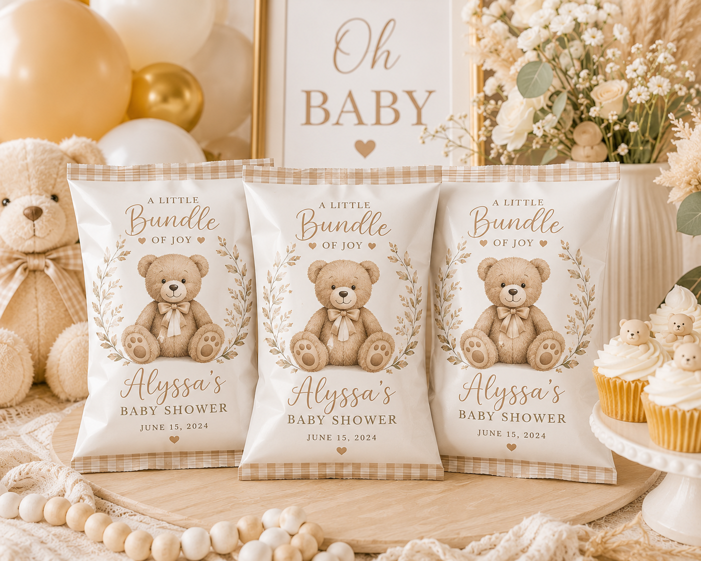Baby Shower Chip Bags