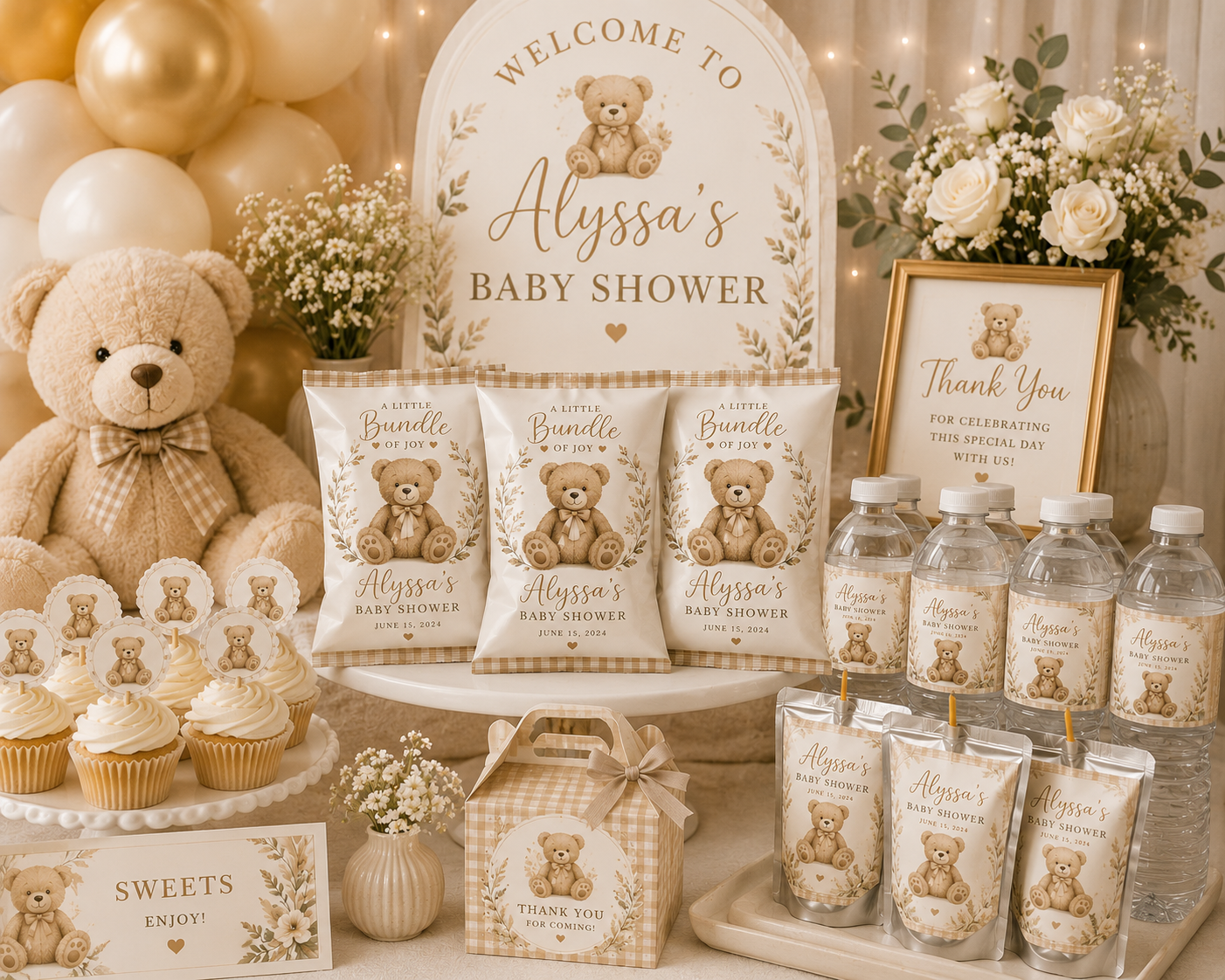 Baby Shower Chip Bags